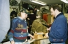 Mitch Miller with his Military Display at the Seymour Community Museum